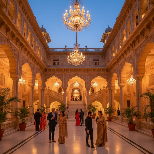 good atmosphere of taj